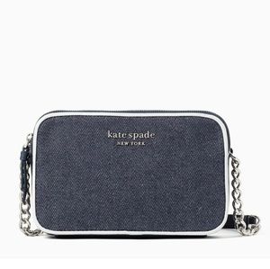 Kate Spade Cameron Denim Double Zip Crossbody